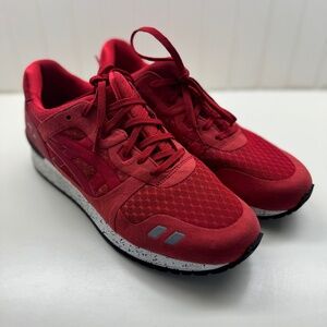 MENS ASICS GEL LYTE 3 III NS RED SIZE 10
